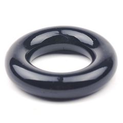 Thick Stretchy jelly soft Cock Ring BLACK-thumb-2