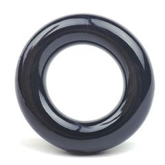 Thick Stretchy jelly soft Cock Ring BLACK