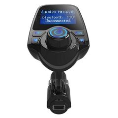 UEB T-10 FM MP3 BT Car Transmitter (BT/AUX/mSD/USB)