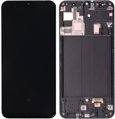 Samsung (GH82-19204A) OLED Touchscreen - Black, Galaxy A50; SM-A505