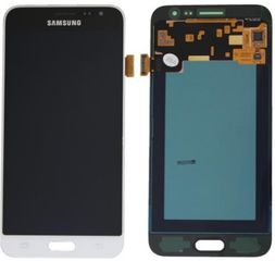 Samsung (GH97-18414A) LCD Touchscreen - White (incl. adhesive), Galaxy J3 (2016); SM-J320