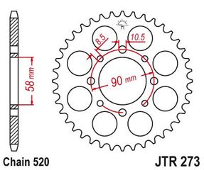 ΓΡΑΝΑΖΙ JT JTR273-44 VARADERO 125