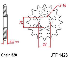 ΓΡΑΝΑΖΙ JT JTF1423-16