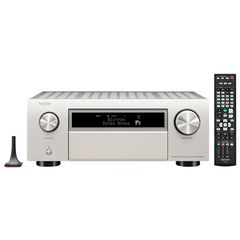 DENON DRA-800H AV Receiver 2.2 Ch. 100W 4K AV Receiver With HEOS® Built-In Silver - DENON