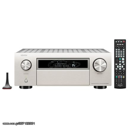 DENON DRA-800H AV Receiver 2.2 Ch. 100W 4K AV Receiver With HEOS® Built-In Silver - DENON