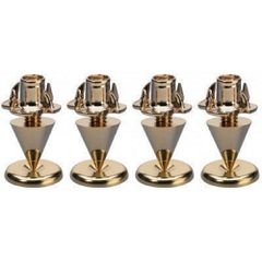 MONACOR SPS-10/GO Gold Plated Seto of Small Speaker Spikes - MONACOR