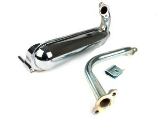 Εξάτμιση Sport Banana RICAMBIO RAPIDO Για Vespa SS50/50N/50SR/50 Special/V50S