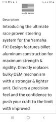 Yamaha Fx  Riva steering-thumb-2