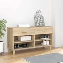Παπουτσοθήκη Sonoma Δρυς 102x35x55 εκ. από Επεξεργασμένο Ξύλο 812819