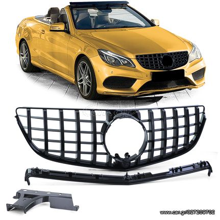 Αθλητική μάσκα μαύρη γυαλάδα για Mercedes E Cabrio A207 Coupe C207 13-17