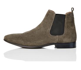 Μποτάκια ανδρικά Find Leather Suede Grey