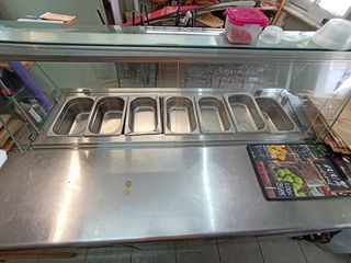 Ψυγείο βιτρίνα -7 σκαφακια - δυπορτο