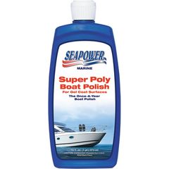 Κερί Γυαλίσματος Gel Coat Sea Power Super Poly 473ml Made In Usa