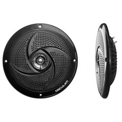 Pair Waterproof Speakers 6.5'' Ultra Slim 120W Osculati Black