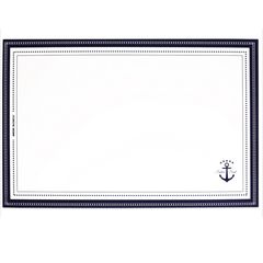 PLASTIFIED PLACEMAT SAILOR SOUL, 6 PC Marine Business