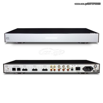 VSSL A.3 | Streaming audio 3-band amplifier for multiroom CI, 6x 50W/8O RMS, silver/black