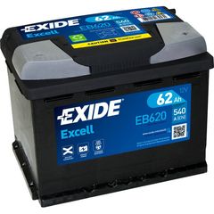 Boat Battery EXIDE EXCELL 12V 62AH EB620