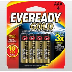 Eveready Gold Alkaline Batteries AAA 1.5V 4pcs
