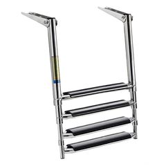 Ladder Telescopic 4 Steps Wide Stairs Osculati Stairs