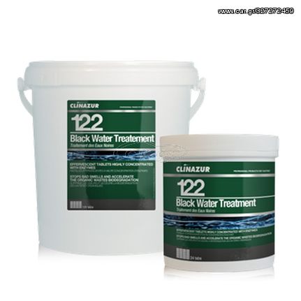 CLINAZUR 122 BLACK WATER TREATMENT 24 PCS