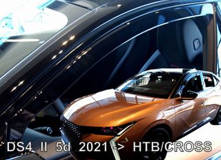 ΣΕΤ ΑΝΕΜΟΘΡΑΥΣΤΕΣ ΑΥΤΟΚΙΝΗΤΟΥ ΓΙΑ DS 4 5D 2021+ /DS 4 CROSS 5D 2021+  ΑΠΟ ΕΥΚΑΜΠΤΟ ΦΙΜΕ ΠΛΑΣΤΙΚΟ HEKO - 4 ΤΕΜ.