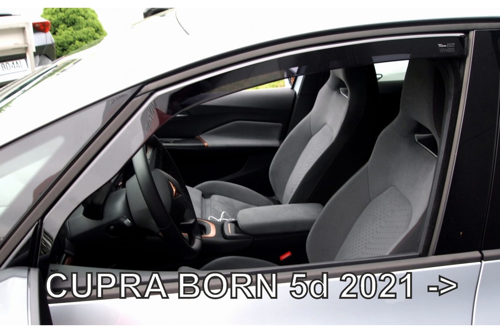 ΑΝΕΜΟΘΡΑΥΣΤΕΣ ΓΙΑ CUPRA BORN 5D 2021+ ΣΕΤ ΑΥΤΟΚΙΝΗΤΟΥ ΑΠΟ ΕΥΚΑΜΠΤΟ ΦΙΜΕ ΠΛΑΣΤΙΚΟ HEKO - 4 ΤΕΜ.