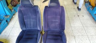 Καθίσματα/Σαλόνι - HONDA  CIVIC  FN  MONT-2008-2013 ύφασμα μπλε γκρι σε πολύ καλή κατάσταση διερόυμενο