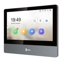 Δικτυακό (IP) μόνιτορ θυροτηλεόρασης Hikvision DS-KH8350-WTE1 Red dot pro μοντέρνας λεπτής (8.6 mm) σχεδίασης με γυαλί & αλουμίνιο