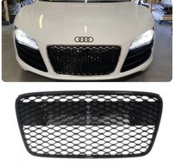 Μασκα εμπρός Audi R8 (2007-2012) Honeycomb Piano Black