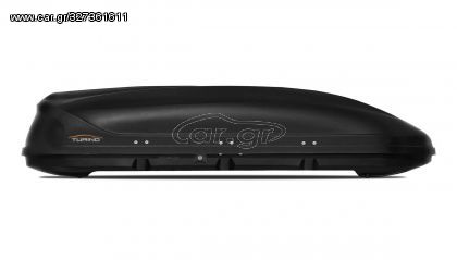 Μπαγκαζιέρα οροφής Turino Sport 210x81x45cm με διπλό άνοιγμα με κλειδί, 480 λίτρα - μαύρη