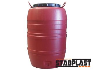 ΒΑΡΕΛΙ ΠΛΑΣΤΙΚΟ ΣΤΡΟΓΓΥΛΟ ΜΕ ΧΕΙΡΟΛΑΒΗ 60L STABPLAST