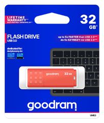 Goodram 32GB USB 3.0 USB flash drive USB Type-A Orange-thumb-4