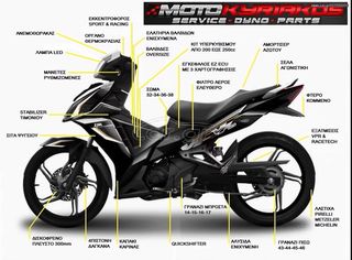 SYM VF125 Τρόμπα βενζίνης πλήρης Γνήσια-thumb-3