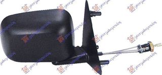Καθρέφτης Μηχανικός με Ντίζες (CONVEX GLASS) Δεξί για VW GOLF II MANHATAN 88-91 VW JETTA 84-91 (191857508A)-thumb-1