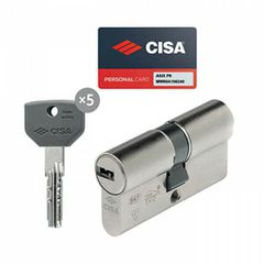 ΚΥΛΙΝΔΡΟΣ ΑΣΦΑΛΕΙΑΣ  80mm (30-50) ΝΙΚΕΛ ASIX P8-0Q311-17/80 CISA