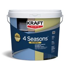 Ελαστομερές Μονωτικό Λευκό Χρώμα 4 Seasons Elastic Kraft 10ltr