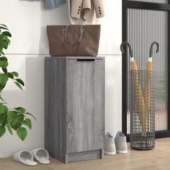 Παπουτσοθήκη Γκρι Sonoma 30x35x70 εκ. από Επεξεργασμένο Ξύλο 817100