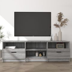 Έπιπλο Τηλεόρασης Γκρι Sonoma 150x33,5x45 εκ. από Επεξεργ. Ξύλο 817115