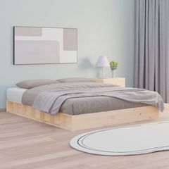 ΠΛΑΙΣΙΟ ΚΡΕΒΑΤΙΟΥ 150 X 200 ΕΚ. ΜΑΣΙΦ ΞΥΛΟ 5FT KING SIZE 820671