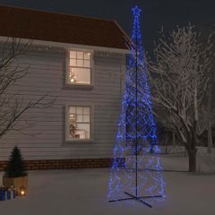 vidaXL Χριστουγεννιάτικο Δέντρο Κώνος 3000 LED Μπλε 230 x 800 εκ.