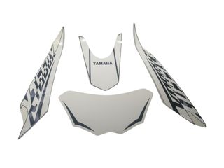 ΣΕΤ ΑΥΤΟΚΟΛΛΗΤΑ FAIRING YAMAHA XT660/ XT660X/ XT660R/ XT660Z 2004-2016 ΜΑΥΡΟ-ΑΣΠΡΟ