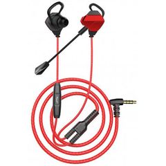 WHITE SHARK IN-EAR HEADSET + MICROPHONE EAGLE BLACK/RED