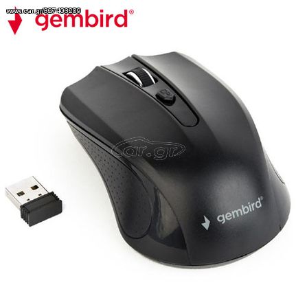 GEMBIRD WIRELESS OPTICAL MOUSE BLACK