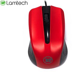 LAMTECH WIRED OPTICAL MOUSE 1000DPI RED