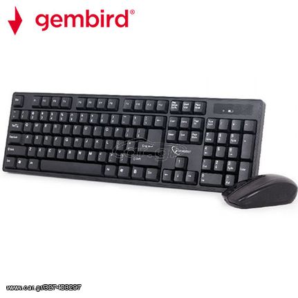 GEMBIRD WIRELESS DESKTOP SET US LAYOUT BLACK