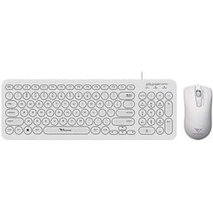 ALCATROZ WIRED MOUSE AND KEYBOARD JELLYBEAN U2000 W.WHITE