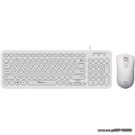 ALCATROZ WIRED MOUSE AND KEYBOARD JELLYBEAN U2000 W.WHITE