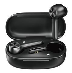 Powertech In-ear Bluetooth Handsfree Ακουστικά με Θήκη Φόρτισης Μαύρα (PT-1033)