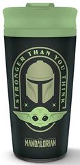 Pyramid Star Wars: The Mandalorian (Stronger Than You Think) Metal Travel Mug (MTM25892)