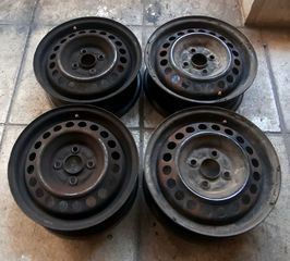 Ζάντες ατσάλινες 14" γνήσιες, από Honda Jazz, 4x100, 4 τεμάχια